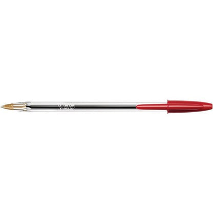 BIC Cristal Ballpoint Pens Red 12 Pack