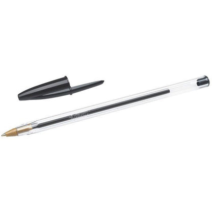 BIC Cristal Ballpoint Pens Black 12 Pack