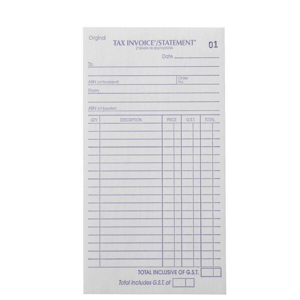 Olympic No.727 Carbonless Triplicate Invoice/Statement Book