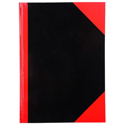 Notebook Hardcover A5 Red/Black 200pg