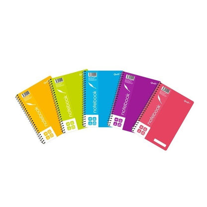 Quill Notebook 70GSM PP A5 200 Pages Assorted Colours