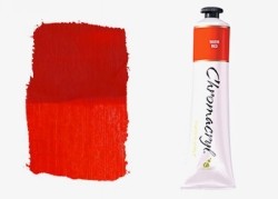 Paint Acrylic Warm Red 75ml