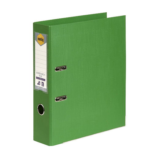 Lever Arch File A4 75mm Green