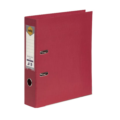 Lever Arch File A4 75mm Deep Red