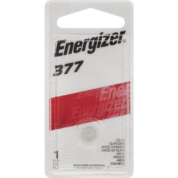 Energizer 377/376 Silver Oxide Button Battery