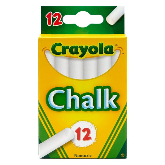 Crayola Chalk White 12 Pack