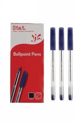Stat Ballpoint Pen Box 12 Blue