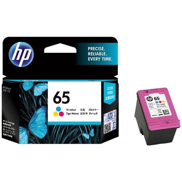 HP 65 Tri colour Ink Cartridge