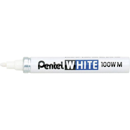 Pentel X100W-M Bullet Marker White
