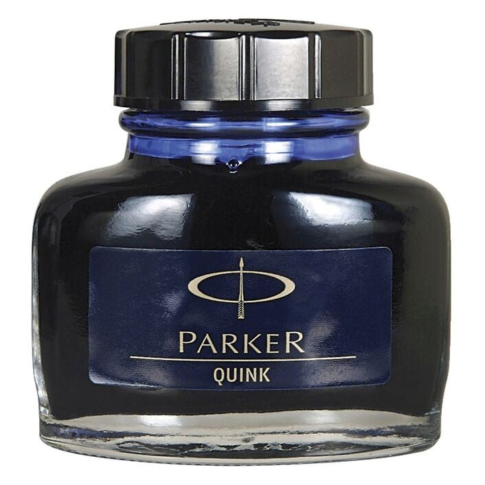 Parker Quink Ink Bottle Permanent Blue Black