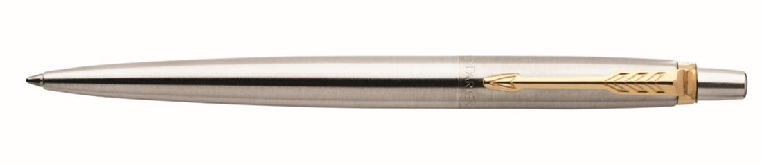 Parker Pen Jotter Ballpoint Silver Steel and Gold Steel