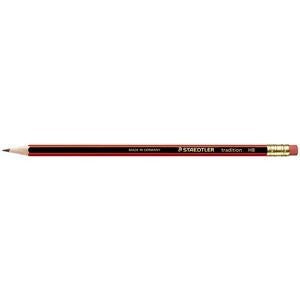 Staedtler Tradition Eraser Tip Graphite Pencil HB