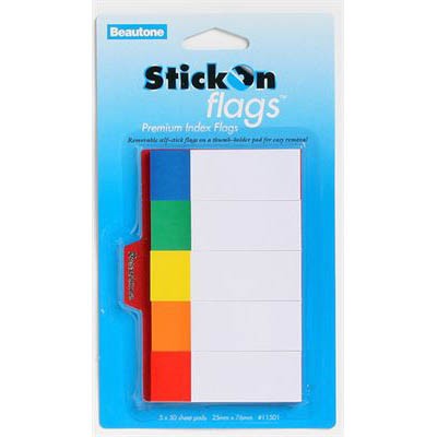 Stick On Index Flags Pack of 5