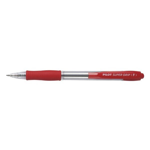 Pilot BPGP Super Grip Fine Ballpoint Pen Red