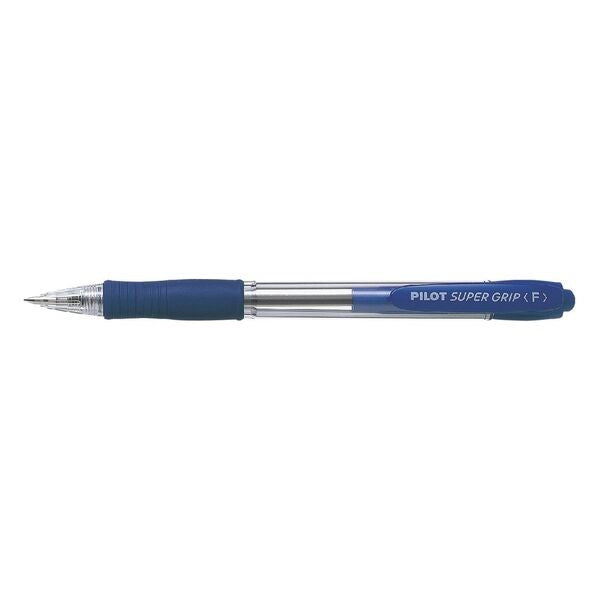 Pilot BPGP Super Grip Fine Ballpoint Pen Blue