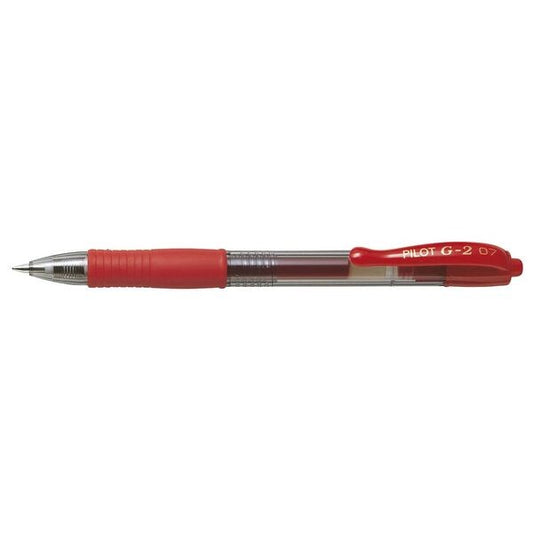 Pilot G-2 Fine Retractable Gel Pen Red