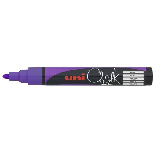 Uni Liquid Chalk Marker Bullet Tip Violet