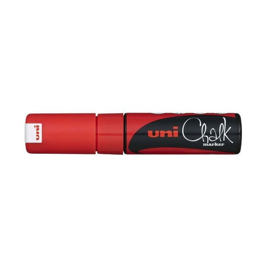 Uni Liquid Chalk Marker Chisel Tip Red