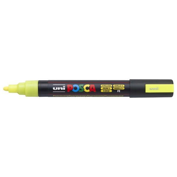 Uni POSCA PC 5M Paint Marker Fluoro Yellow