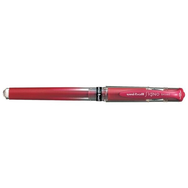Uni-Ball Signo Broad Gel Pen Metallic Red