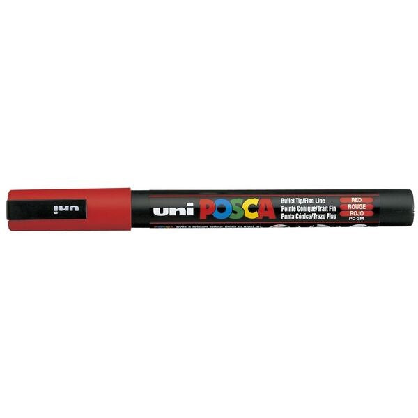 Uni POSCA PC 3M Paint Marker Red 2