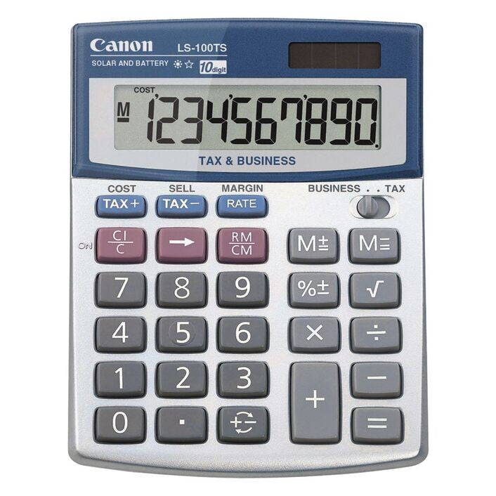 Canon 10 Digit Tax Calculator LS-100TS