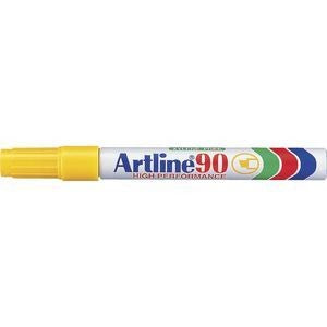 Artline 90 Permanent Marker Yellow