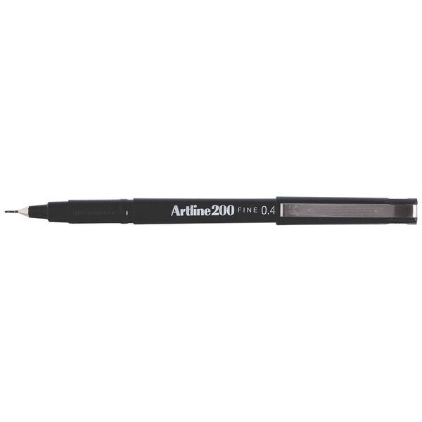 Artline 200 Fineliner 0.4mm Black