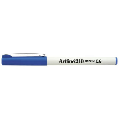 Artline 210 Fineliners 0.6mm Blue