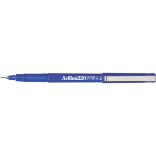 Artline 220 Fineliner Pen 0.2mm Blue