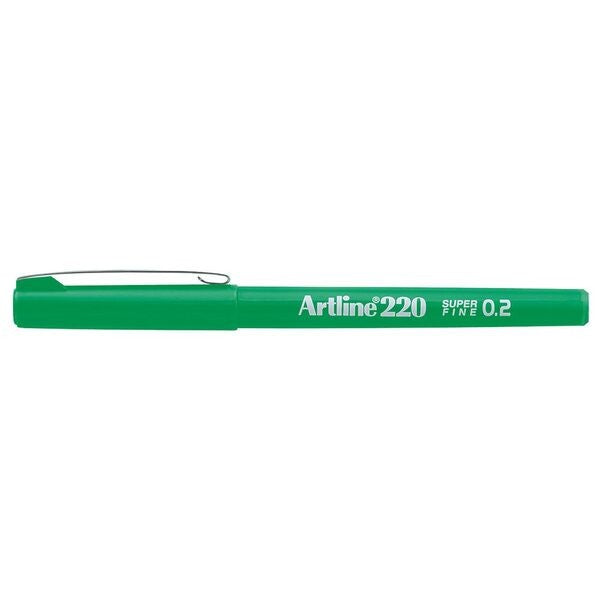 Artline 220 Fineliner 0.2mm Green