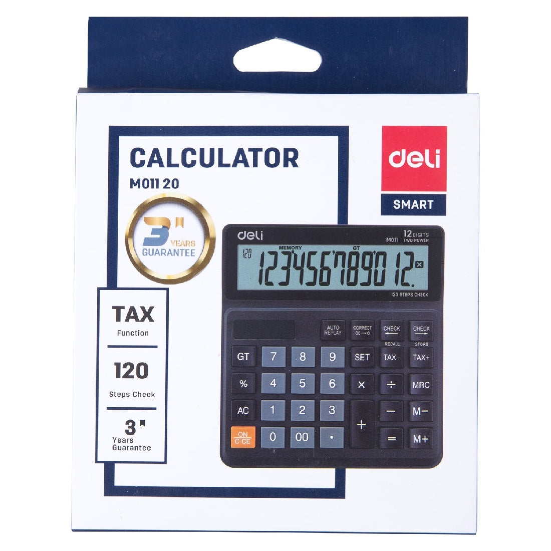 Calculator Deli M01120 Tax Desk 12 Digit