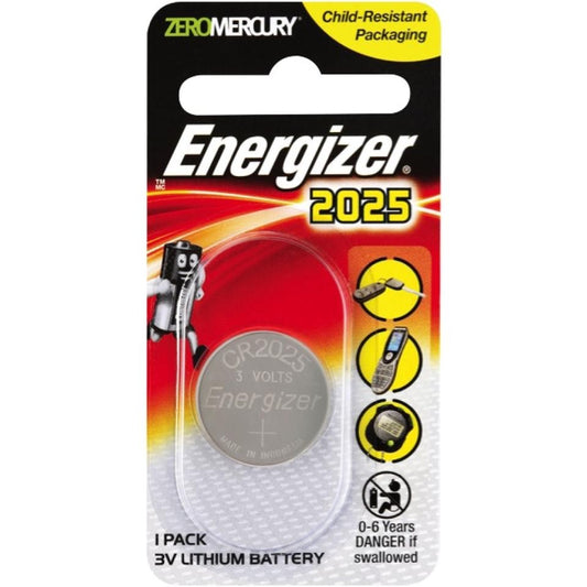 Energizer CR2025 3V Lithium Coin Battery