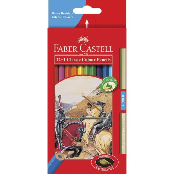 Faber-Castell Classic Coloured Pencil 12 Pack