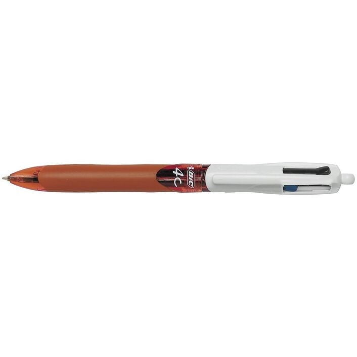BIC 4 Colour Grip Fine Retractable Ballpoint Pen