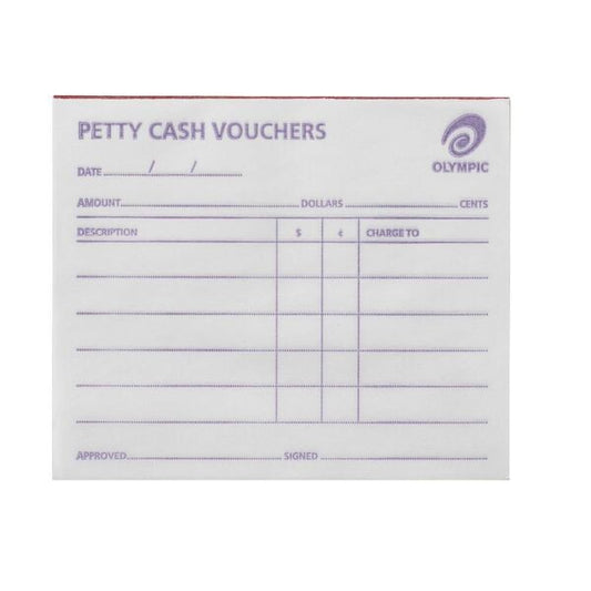 Olympic Petty Cash Pad 5 Pack