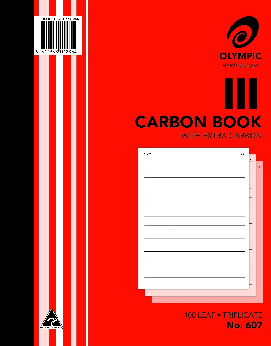 Carbon Book Olympic 100 Leaf Triplicate