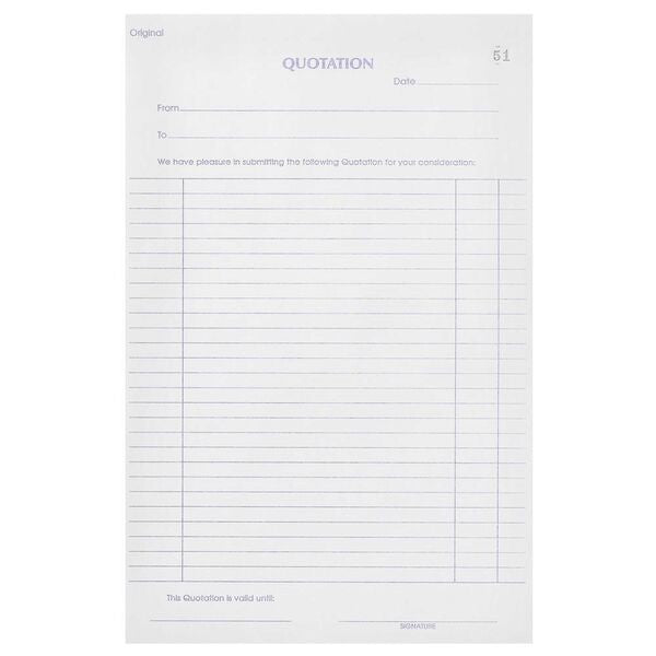 Olympic No.725 Carbonless Triplicate Invoice/Statement Book