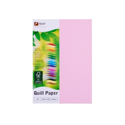 Copy Paper Quill A4 80GSM Pk 100 Musk