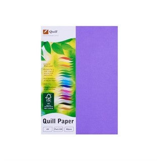 Copy Paper Quill A4 80GSM Pk 100 Lilac