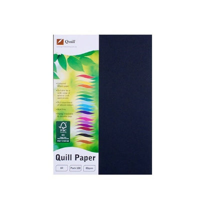 Copy Paper Quill A4 80GSM Pk 100 Black