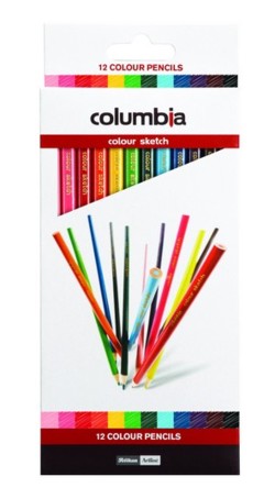 Columbia 12 Colour Pencils