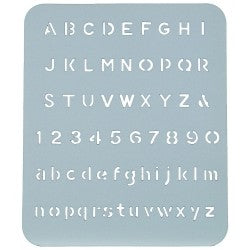 Stencil radiant 13mm Lettering Guide