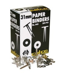 Paper Binders 31mm 200 Pack
