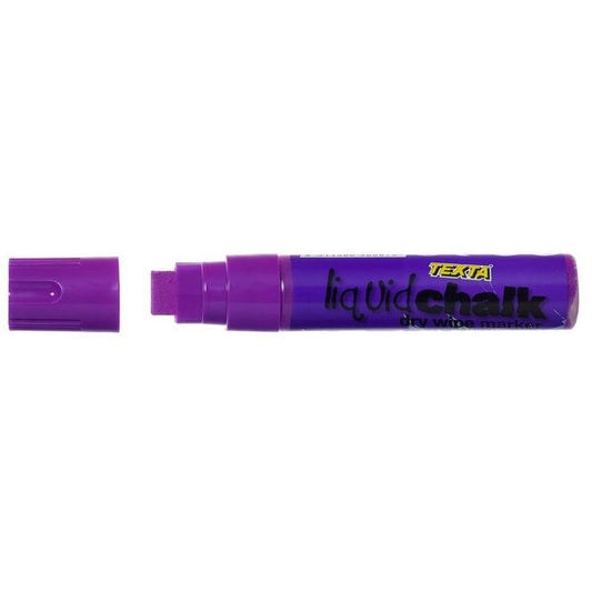 Texta Liquid Chalk Dry-Wipe Marker Jumbo Purple