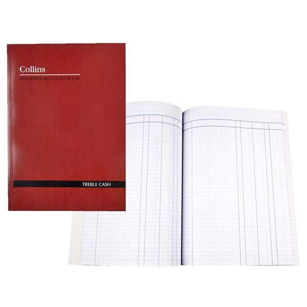 Collins A60 A4 Analysis Book 3 Money Column