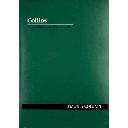 Collins A60 A4 Analysis Book 8 Money Column