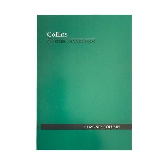 Collins A24 A4 Analysis book 10 Money Column