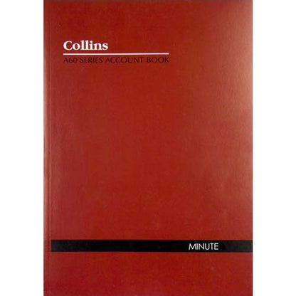 Collins A60 A4 Account Book Minute