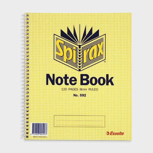 Spirax No. 592 Notebook 222 x 178mm 120 Page